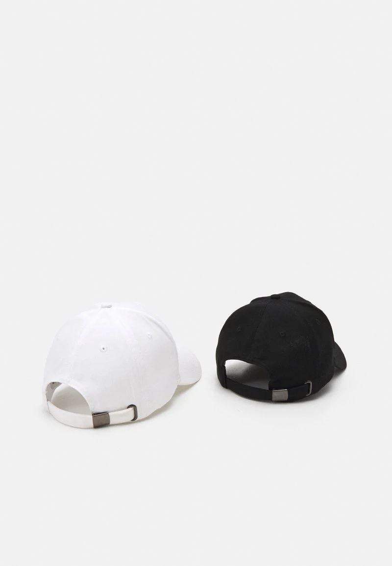 Pier One UNISEX 2 PACK - Cap - Black/white 4 Pier One UNISEX 2 PACK - Cap - Black/white – Bild 2
