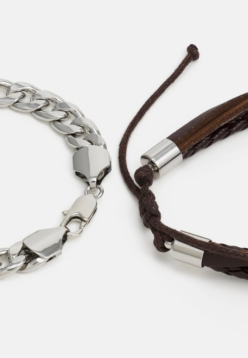 Pier One 5 PACK - Armband - Silver-coloured 4 Pier One 5 PACK - Armband - Silver-coloured – Bild 2