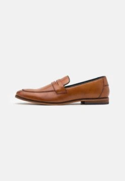 Pier One 73 Pier One LEATHER - Business-Slipper - Camel