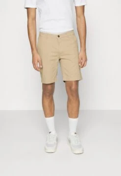 Pier One 2 PACK - Shorts - Tan/black -Pier One 120c52e4db6947b9a57306c2f2f62196