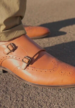 Pier One LEATHER - Business-Slipper - Cognac -Pier One 1647947104937