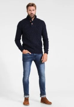 Pier One Strickpullover - Mottled Dark Blue 9 Pier One Strickpullover - Mottled Dark Blue -Pier One 217c0f96ffe9444393a595e4c67dcf69