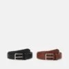 Pier One 2 PACK - Gürtel - Brown/black 2 Pier One 2 PACK - Gürtel - Brown/black -Pier One 3460666fa3784f91aa1eb7fe7aadcc06