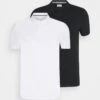 Pier One 2 PACK - Poloshirt - White/black 1 Pier One 2 PACK - Poloshirt - White/black -Pier One 3d006753f8e24e9a9ae112388169677e