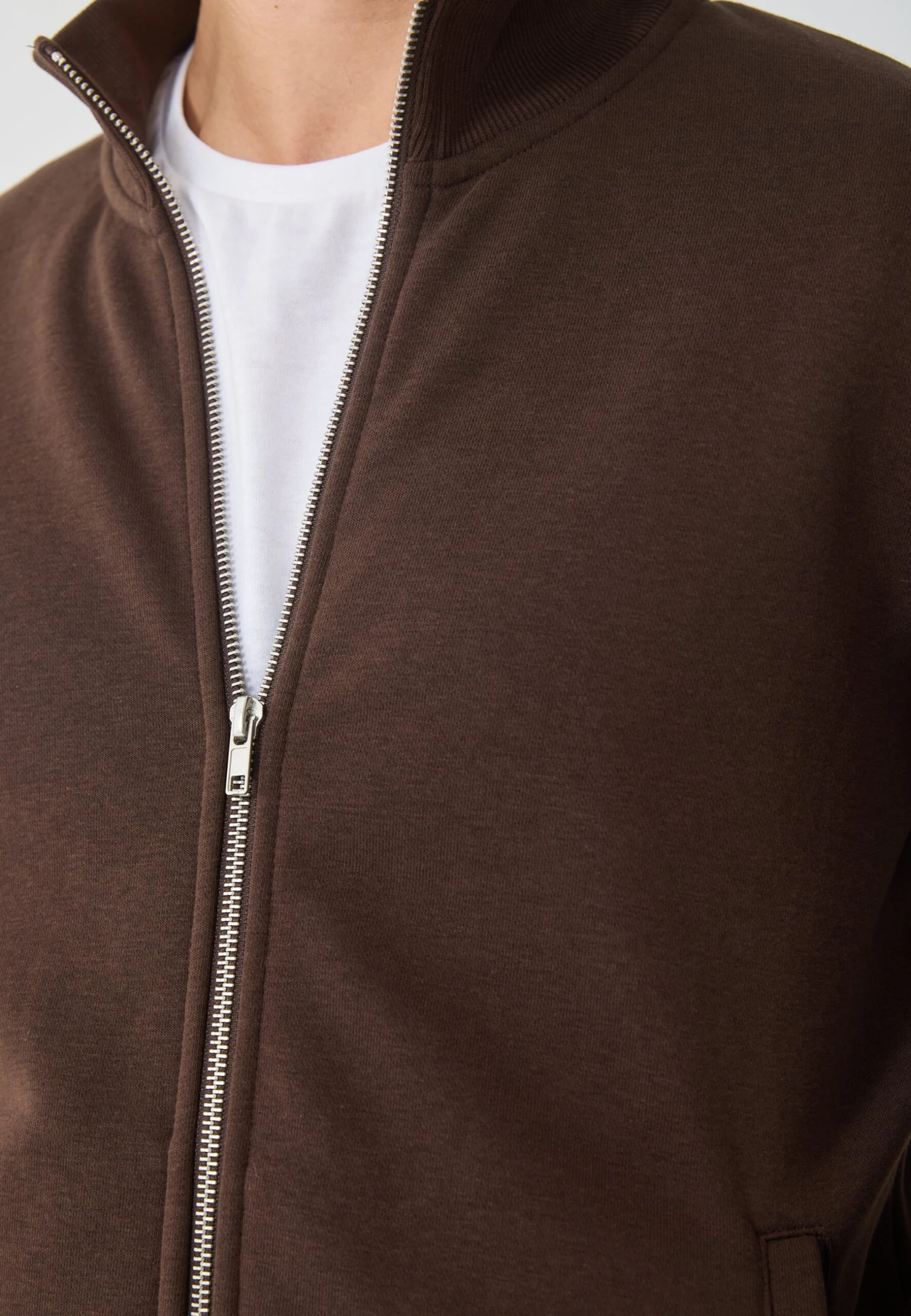 Pier One Zip-up Sweatshirt - Coffee Bean 7 Pier One Zip-up Sweatshirt - Coffee Bean – Bild 5