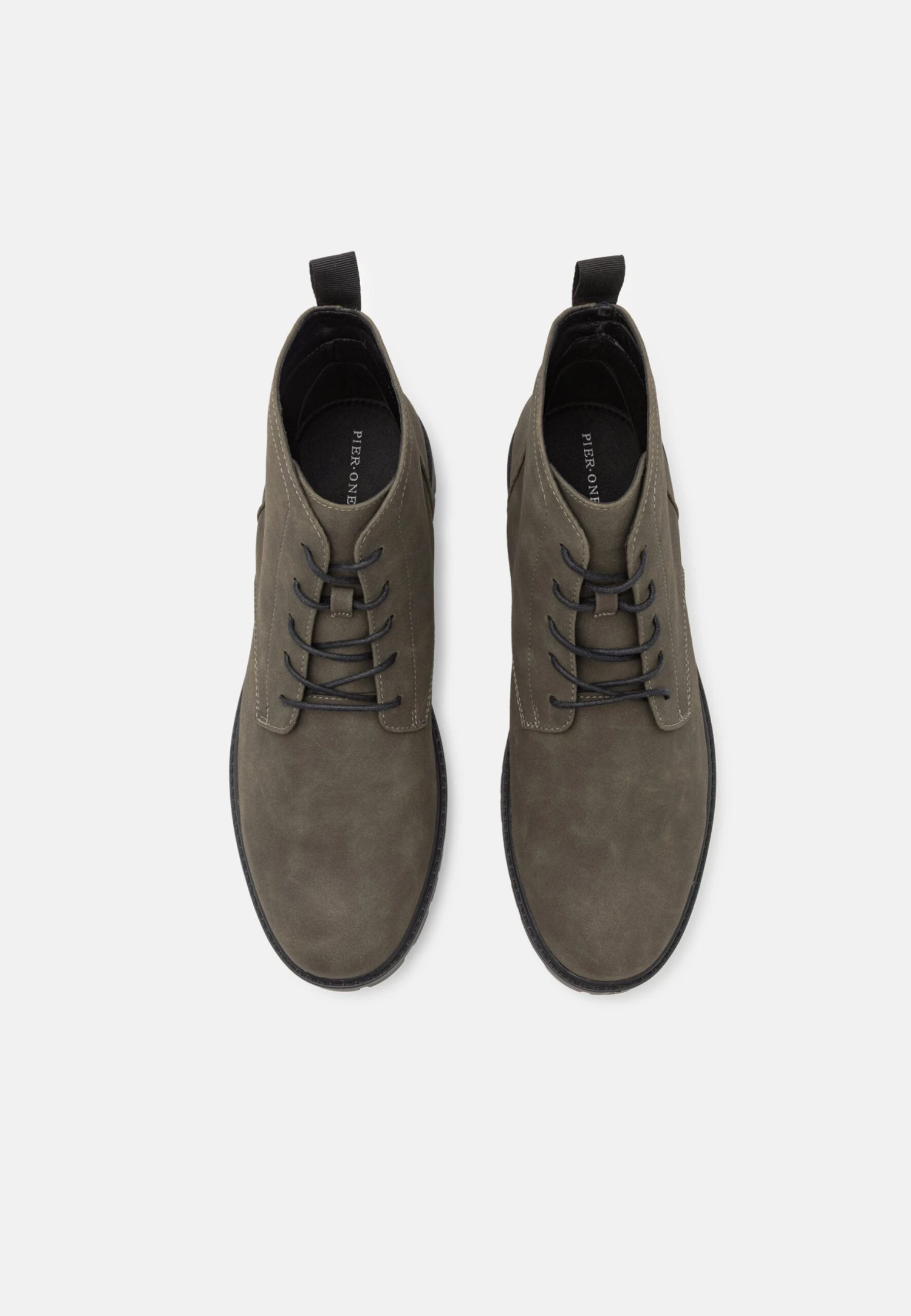 Pier One UNISEX - Lace-up Ankle Boots - Olive 6 Pier One UNISEX - Lace-up Ankle Boots - Olive – Bild 4