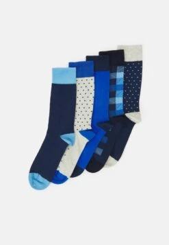 Pier One 5 PACK - Socken - Yellow/dark Blue/grey 12 Pier One 5 PACK - Socken - Yellow/dark Blue/grey -Pier One 580acb82325f4f248c45bf41b74d44c3 1