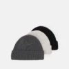 Pier One UNISEX 3 PACK - Mütze - Black/dark Grey/off-white/ 2 Pier One UNISEX 3 PACK - Mütze - Black/dark Grey/off-white/ -Pier One 6ff45e637c064289bc89bdd981008db1