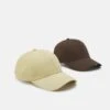 Pier One UNISEX 2 PACK - Cap - Khaki/sand -Pier One 7503ae185f404524815fa8fbb99d0f51