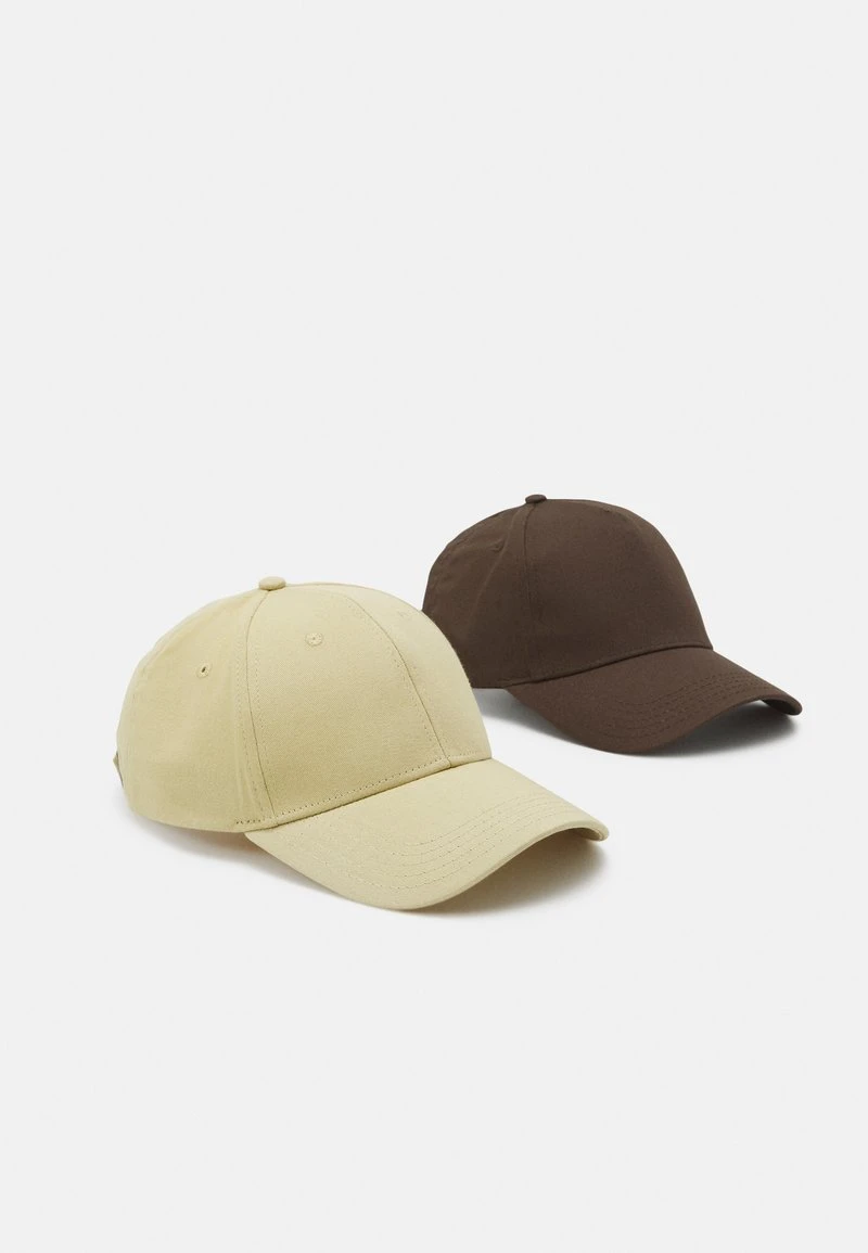 Pier One UNISEX 2 PACK - Cap - Khaki/sand 3 Pier One UNISEX 2 PACK - Cap - Khaki/sand