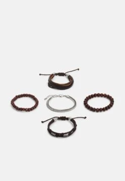 Pier One 5PACK - Armband - Brown, Silver-coloured 11 Pier One 5PACK - Armband - Brown, Silver-coloured -Pier One 78101c85fdfe4c56bc39b936707e5c84 1