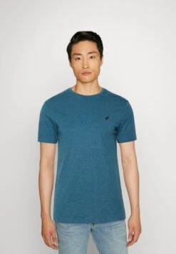 Pier One 5 PACK - T-Shirt Basic - Mottled Blue/light Green/off-white -Pier One 7b4b8ba6efed4f7489bd354700704621