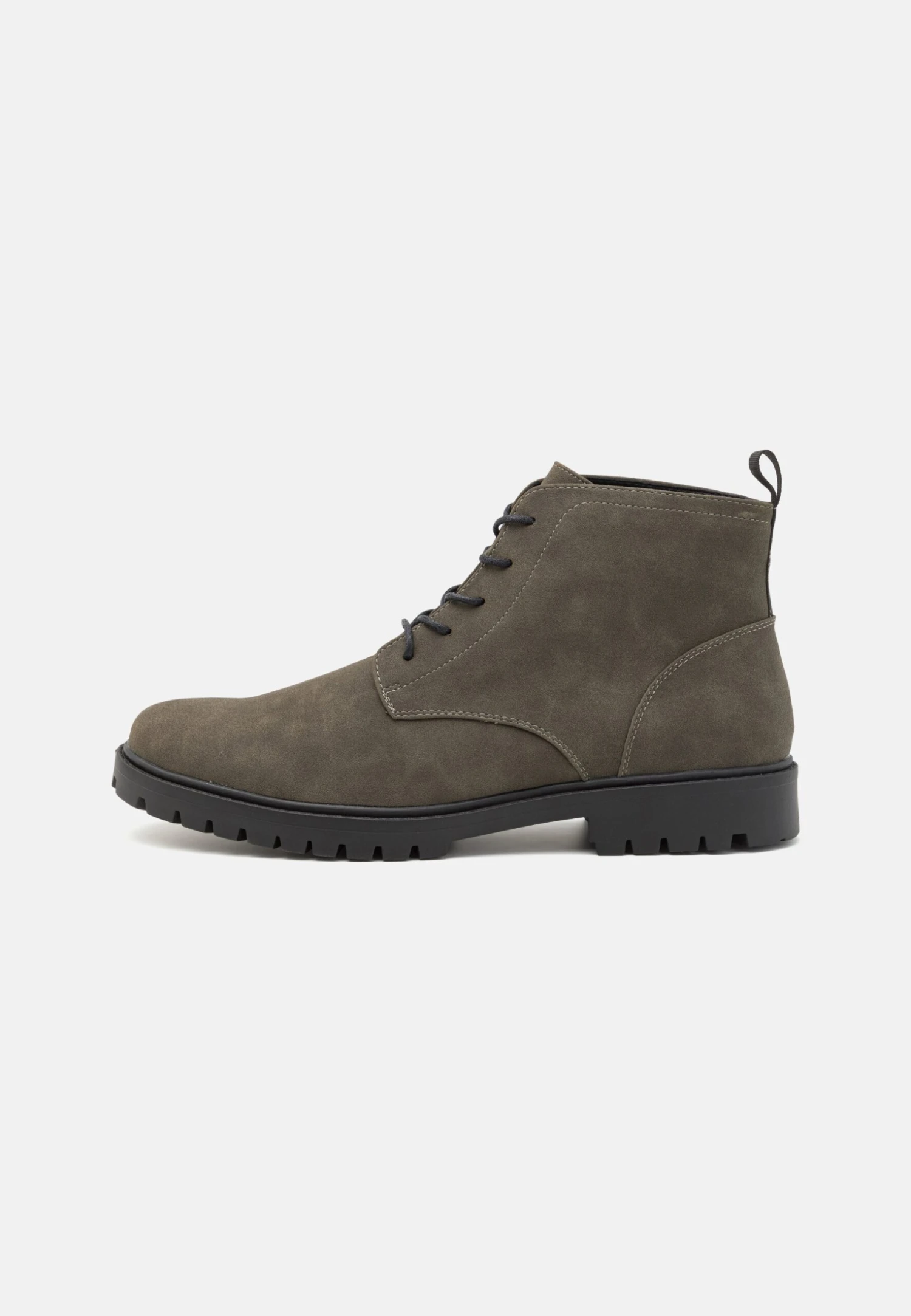 Pier One UNISEX - Lace-up Ankle Boots - Olive 3 Pier One UNISEX - Lace-up Ankle Boots - Olive
