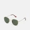 Pier One UNISEX - Sonnenbrille - Gold-coloured/green -Pier One 836db2a5f2f344bea00e17573901ea9a