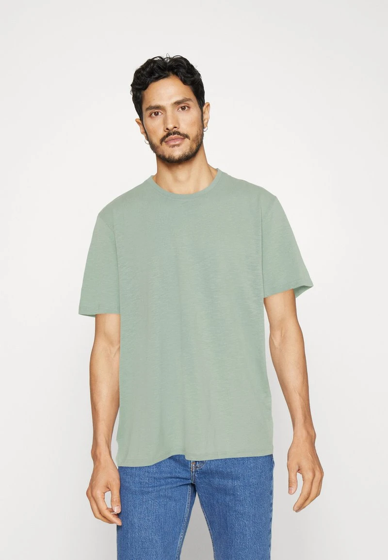 Pier One 5 PACK - T-Shirt Basic - Mint/off-white/khaki 4 Pier One 5 PACK - T-Shirt Basic - Mint/off-white/khaki – Bild 2