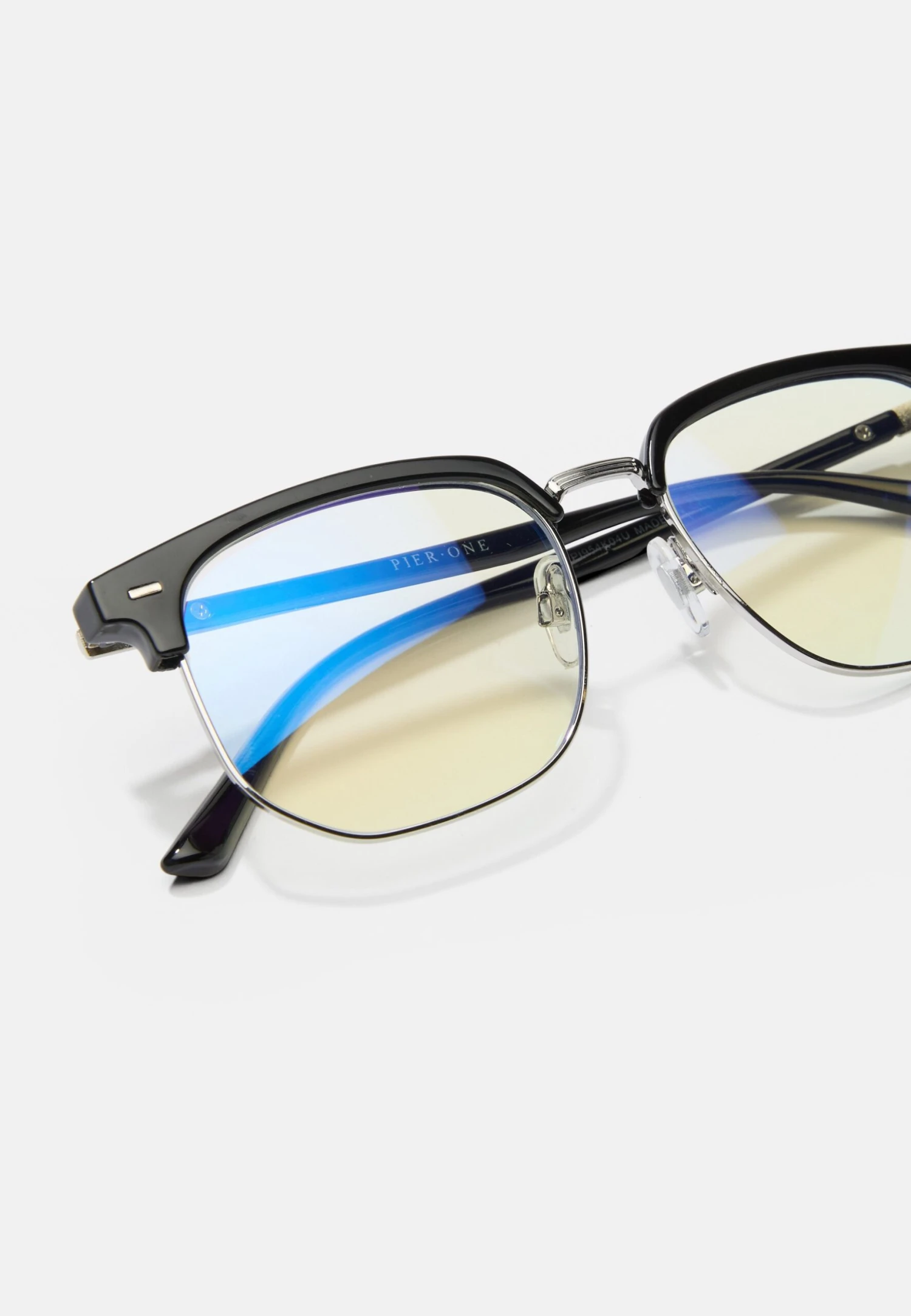 Pier One UNISEX - Blue Light Brillen - Black/silver-coloured 6 Pier One UNISEX - Blue Light Brillen - Black/silver-coloured – Bild 4