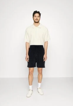 Pier One TOWELING - Shorts - Dark Blue -Pier One 93d9b5cb7a604442a95e200e4fad2701