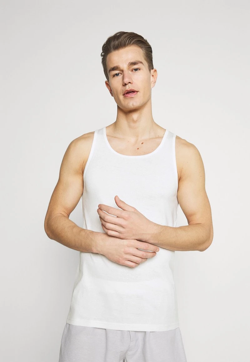 Pier One 3 PACK - Unterhemd/-shirt - Dark Blue/bordeaux/off-white 3 Pier One 3 PACK - Unterhemd/-shirt - Dark Blue/bordeaux/off-white