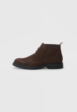 Pier One LEATHER - Lace-ups - Dark Brown