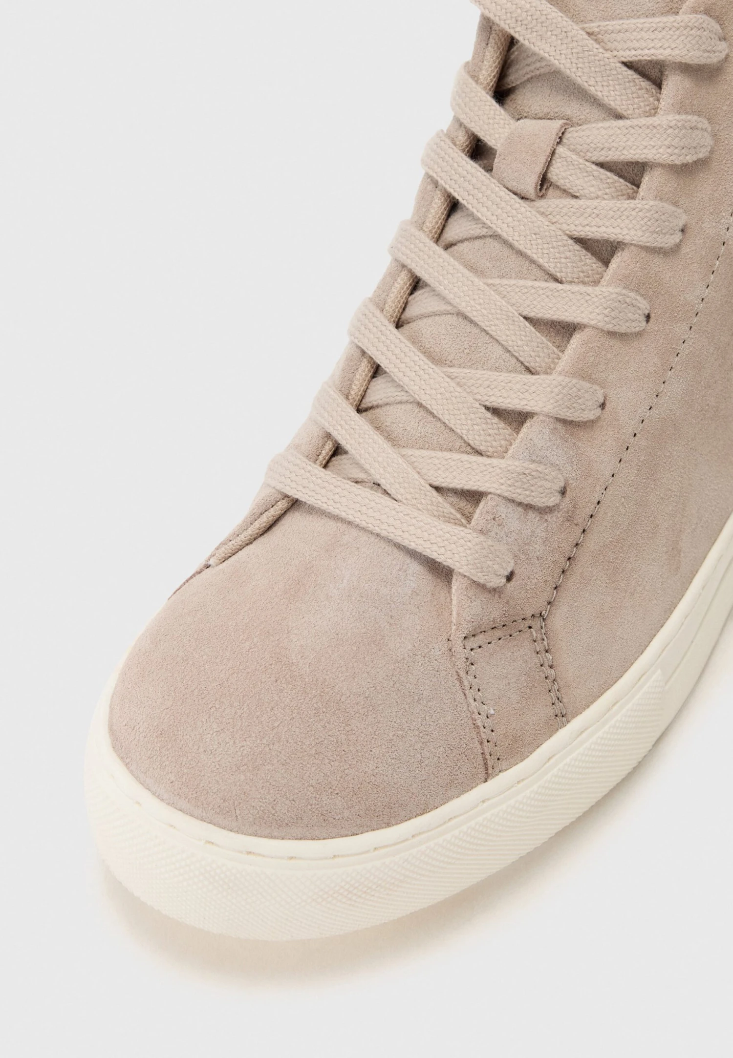 Pier One LEATHER UNISEX - High-top Trainers - Beige 8 Pier One LEATHER UNISEX - High-top Trainers - Beige – Bild 6