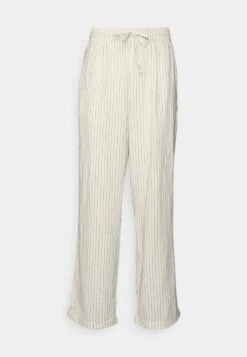Pier One DRAWCORD TROUSERS - Stoffhose - Off-white -Pier One 976f1ac0d05743c092e5a017af8c58d1
