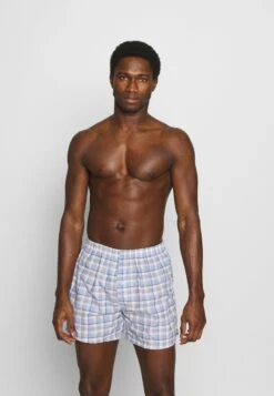 Pier One 5 PACK - Boxershorts - Light Blue/white 10 Pier One 5 PACK - Boxershorts - Light Blue/white -Pier One 99a4bd53733c43c3a89af2e6271e1a81