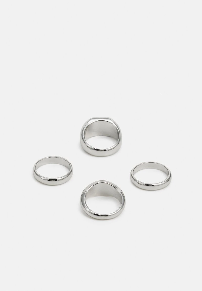 Pier One 4 PACK - Ring - Silver-coloured 4 Pier One 4 PACK - Ring - Silver-coloured – Bild 2