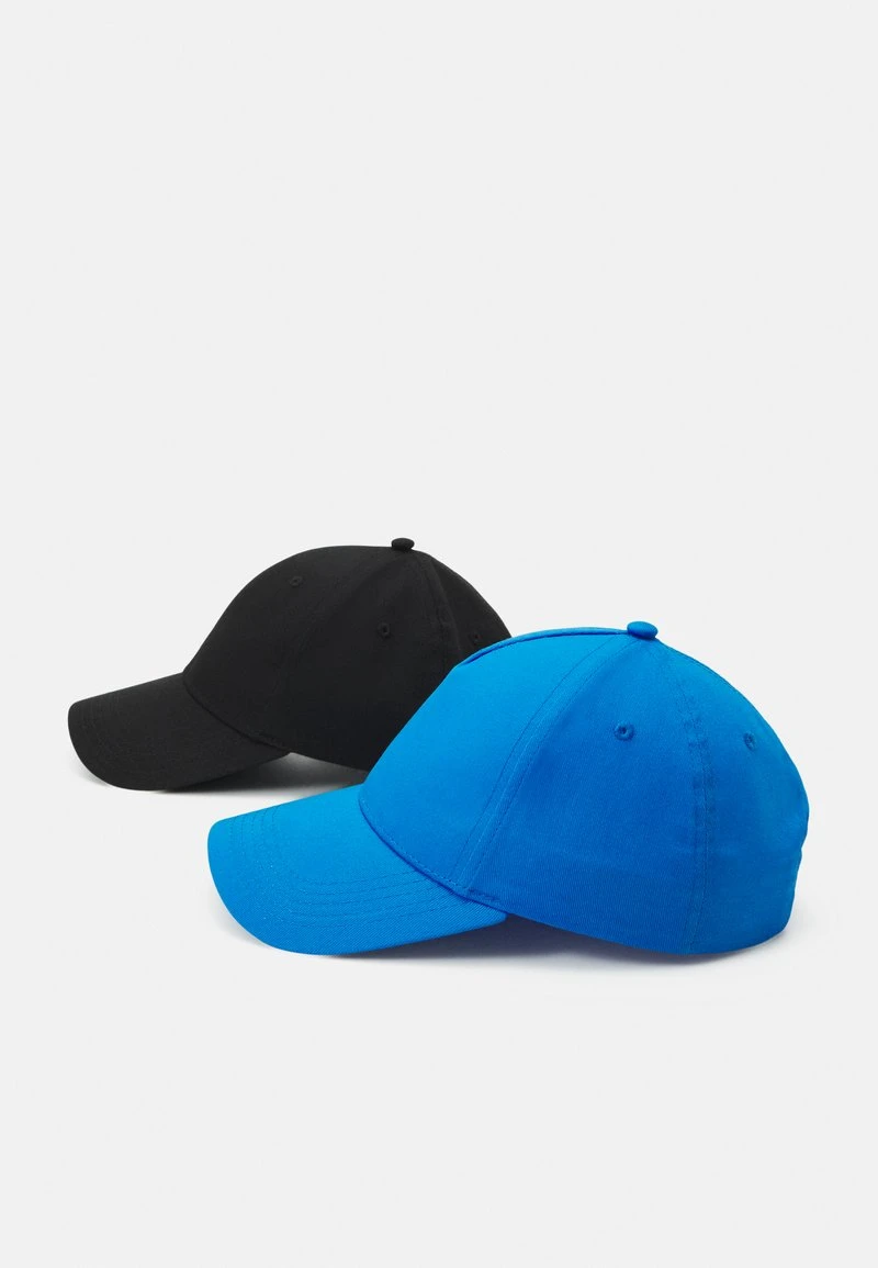Pier One UNISEX 2 PACK - Cap - Black/blue 5 Pier One UNISEX 2 PACK - Cap - Black/blue – Bild 3