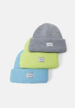 Pier One UNISEX 3 PACK - Mütze - Grey, Neon Green, Light Blue 11 Pier One UNISEX 3 PACK - Mütze - Grey, Neon Green, Light Blue -Pier One a6d4d1e9448d49d29e1f261472915c8c 1