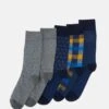 Pier One 5 PACK - Socken - Yellow/dark Blue/grey -Pier One b007253874864f13810eb266ab954999 1