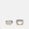 Pier One 2 PACK - Ring - Silver-coloured 1 Pier One 2 PACK - Ring - Silver-coloured -Pier One b8486512110c4b679a24b0a09e18df93