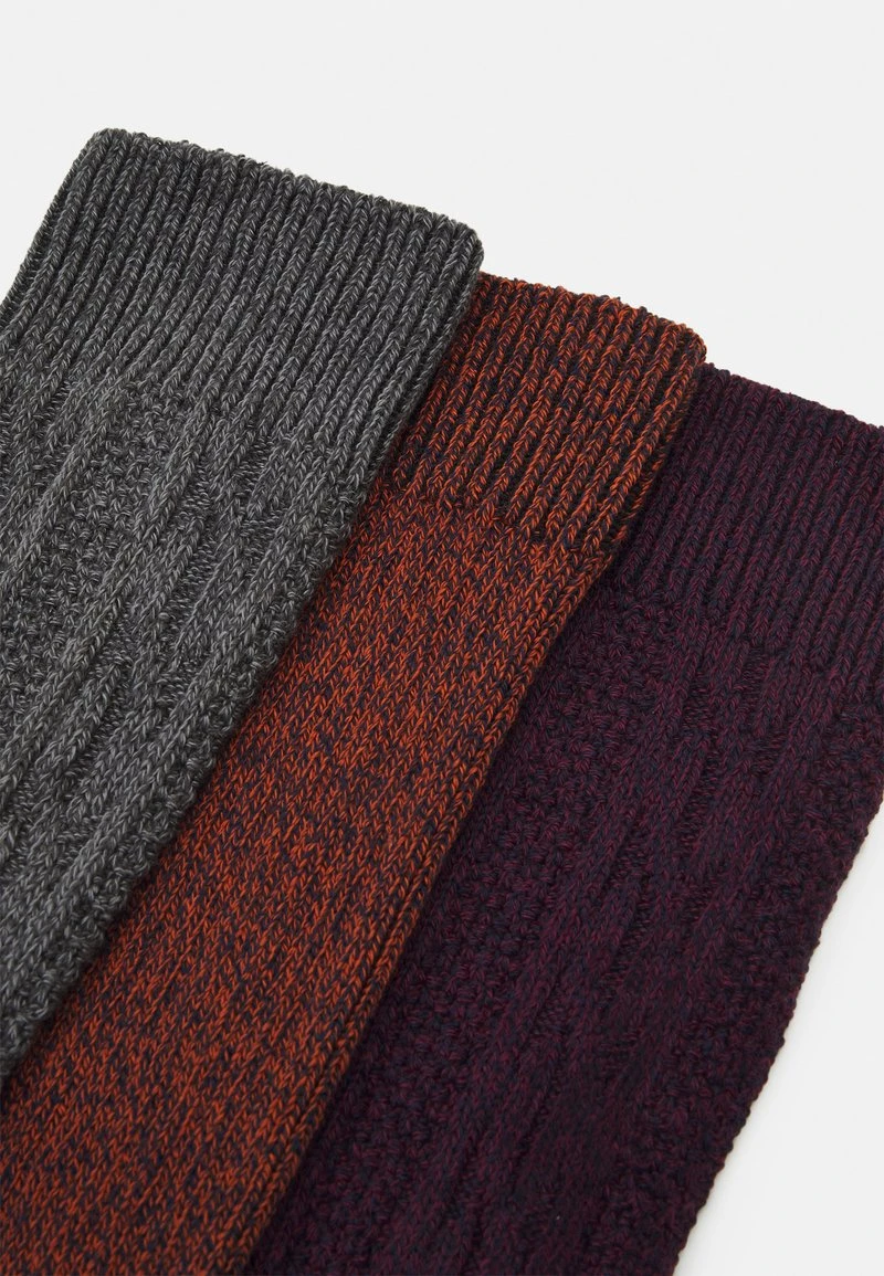 Pier One 3PACK - Socken - Dark Green/orange/bordeaux 4 Pier One 3PACK - Socken - Dark Green/orange/bordeaux – Bild 2