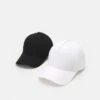Pier One UNISEX 2 PACK - Cap - Black/white 2 Pier One UNISEX 2 PACK - Cap - Black/white -Pier One c81afa5f2a2041ba9384bf535a217551