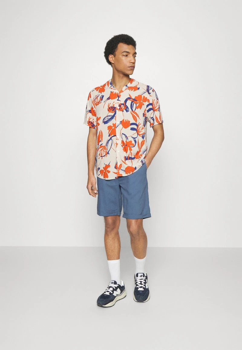 Pier One LINEN BLEND DRAWCORD SHORTS - Shorts - Blue 4 Pier One LINEN BLEND DRAWCORD SHORTS - Shorts - Blue – Bild 2