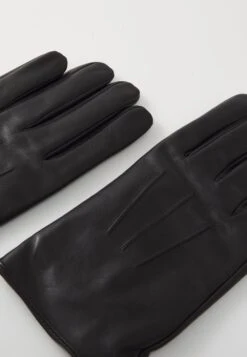 Pier One LEATHER - Fingerhandschuh - Black -Pier One cf028ae2c5f04ed7b5634d403d635314