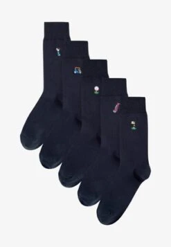 Pier One 5 PACK - Socken - Black 12 Pier One 5 PACK - Socken - Black -Pier One d15aaee664114fe0a788a930908fed14