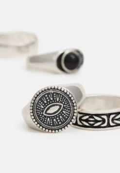 Pier One 5 PACK - Ring - Silver-coloured 10 Pier One 5 PACK - Ring - Silver-coloured -Pier One db6a637888e34ec5a4d8dceca3b8fe16