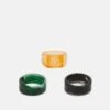 Pier One 3 PACK - Ring - Black/green/orange 1 Pier One 3 PACK - Ring - Black/green/orange -Pier One e0e17c68eb394d738bc8f7b1176a270e