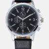 Pier One Uhr - Black/silver-coloured 2 Pier One Uhr - Black/silver-coloured -Pier One e82b9088d16947b1aec20bc8526455b7