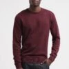 Pier One BASIC CREWNECK - Strickpullover - Bordeaux 2 Pier One BASIC CREWNECK - Strickpullover - Bordeaux -Pier One eb0e723b2058424e9a31aa5c1f372c09