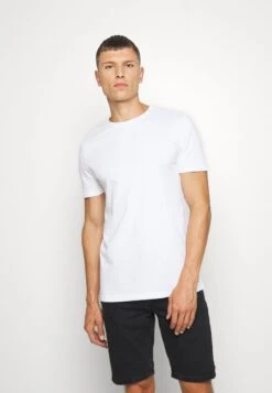 Pier One 7 PACK - T-Shirt Basic - White/blue/green -Pier One ec45e90eee794745967ff4f5aab70025