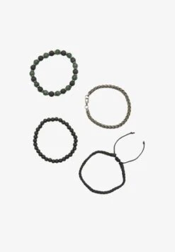 Pier One 5 PACK - Armband - Silver-coloured, Black 13 Pier One 5 PACK - Armband - Silver-coloured, Black -Pier One fa4c68e061e246fbbcc8381fd76aa6cb